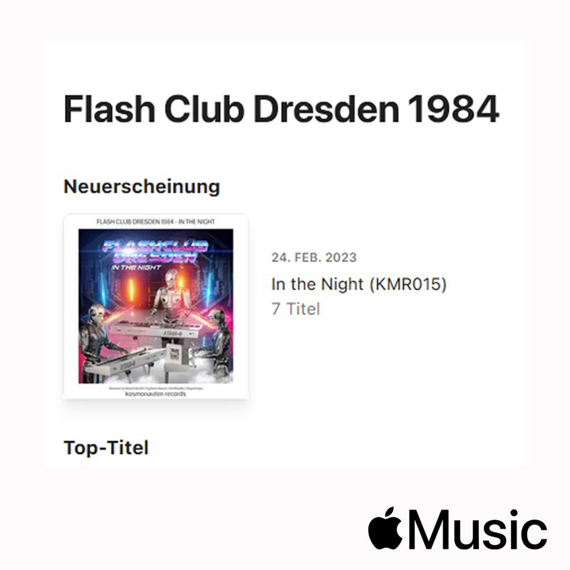 Flashclub bei Apple Music